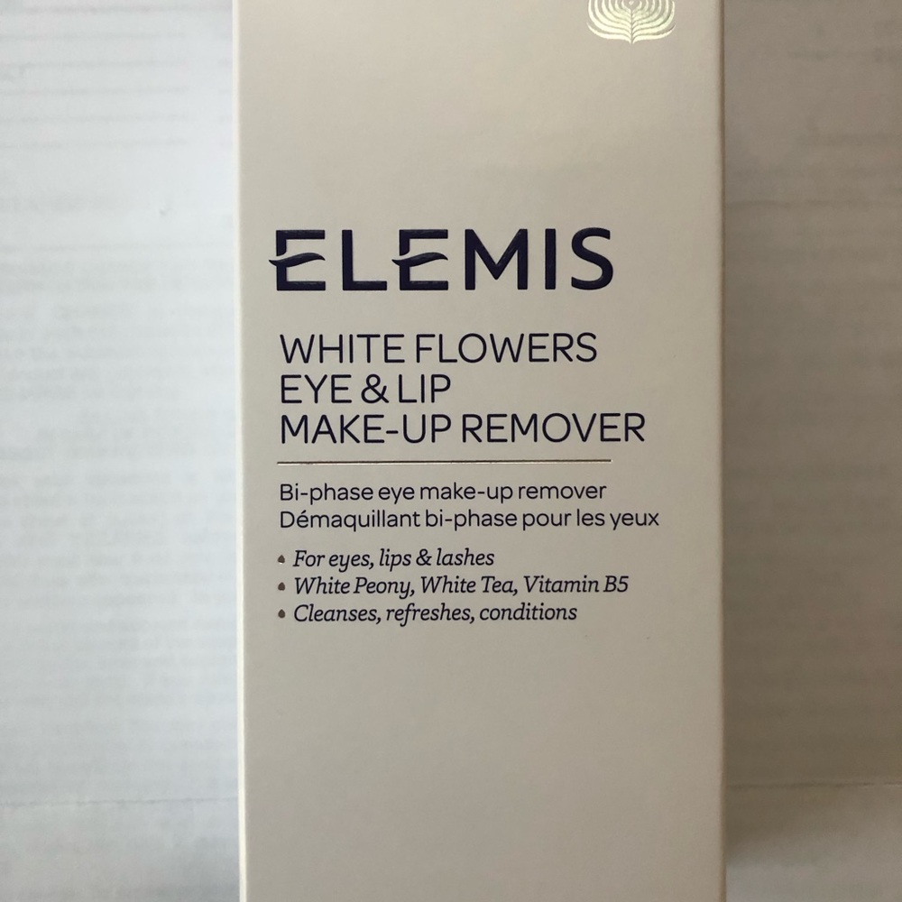 Elemils White Flowers Eye and Lip Makeup Remover